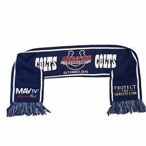 Scarf Fringed COLTS Lucas Stadium Oct. 7, 2012 EUC